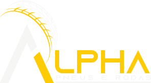 Alpha Pneus e Rodas — logo original